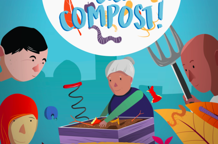 Opération compost entre voisins à La Montagne