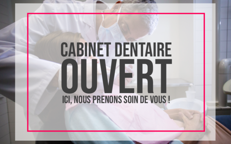 Deuxième confinement  les cabinets dentaires restent ouverts