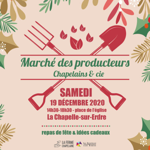 Marché fermier de producteurs locaux à La Chapelle-sur-Erdre