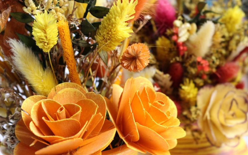 Nantes : Des fleurs séchées à la Cantine Numérique
