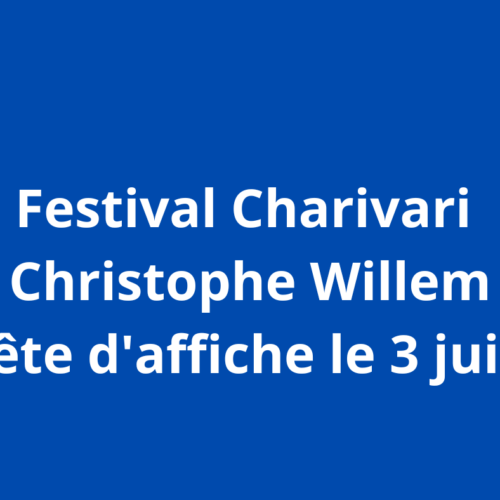 Vertou : Christophe Willem tête d’affiche du Festival Charivari