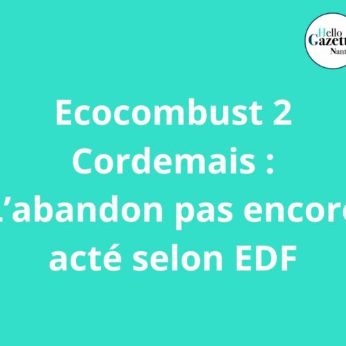 Abandon Ecocombust Cordemais : Pas de décision prise selon EDF