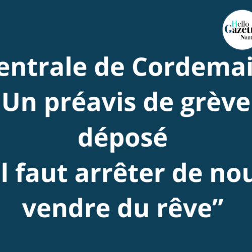 Préavis de Grève à la centrale de Cordemais : “Il faut arrêter de nous vendre du rêve”