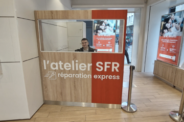 A Nantes, SFR teste un atelier réparation express de téléphones mobiles