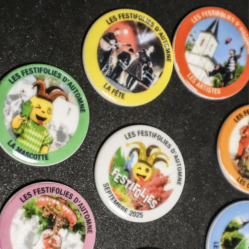 Des fèves aux couleurs des Festifolies à Saint-Aignan de Grand Lieu
