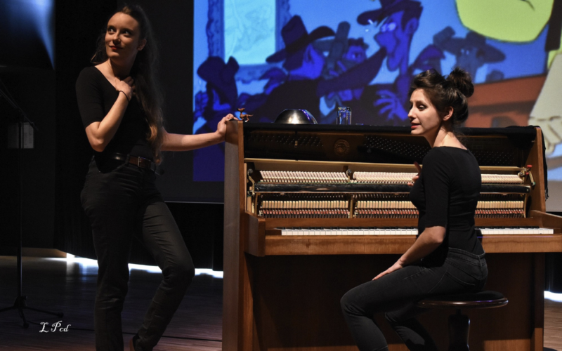 A Saint-Aignan de Grand lieu, bande-son de cartoons en direct