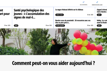 Nantes Métropole et Nantes dévoilent un nouveau site en commun.