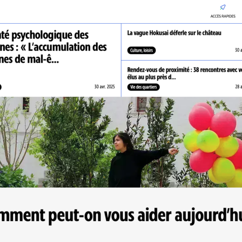 Nantes Métropole et Nantes dévoilent un nouveau site en commun.