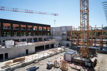 Saint Philibert de Grand Lieu : Le chantier du Lycée progresse 