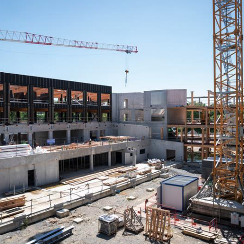 Saint Philibert de Grand Lieu : Le chantier du Lycée progresse 