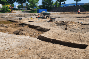 Nort-sur-Erdre : Une visite des fouilles archéologiques.