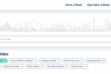 Rezé : la ville présente son nouveau site internet