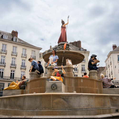 Voyage à Nantes : Un short de bain upcylé nantais