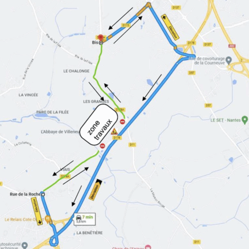 Aux Sorinières, les travaux débutent pour la VM 178a