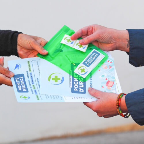 Nort-sur-Erdre : Une pochette d’urgence distribuée aux habitant(e)s.