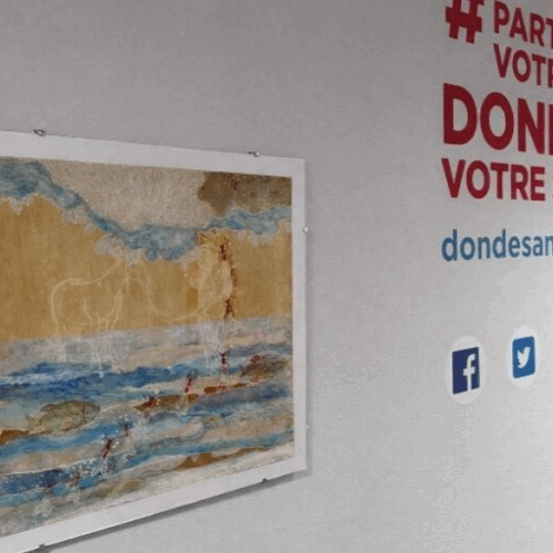 Maison du don Nantes : Une expo d&rsquo;arts pour les donneurs
