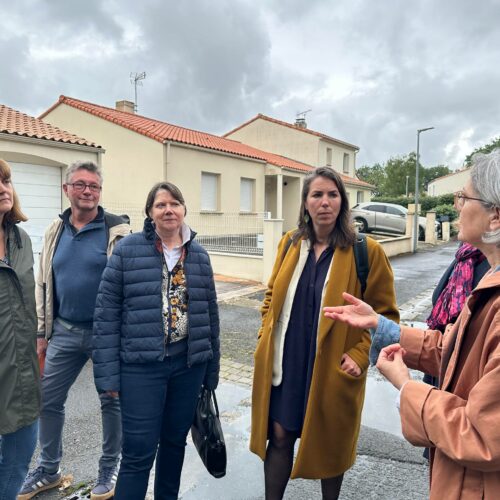Retrait-gonflement des argiles : Sandrine Rousseau à Rezé